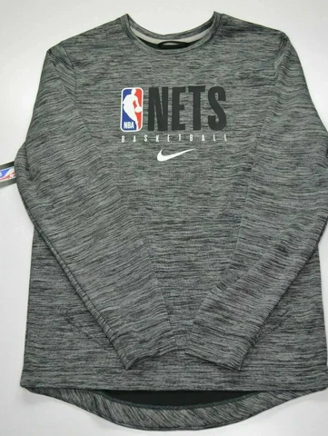 NWT Nike NBA Brooklyn Nets Player Team Issued Pullover Sweatshirt Sz large Tall Cover