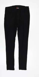 H&M Womens Black Cotton Blend Jegging Size 8 L24 in - Picture 1 of 12