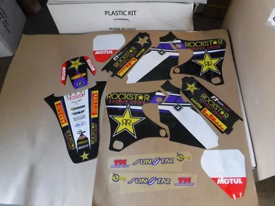 FLU TEAM ROCKSTAR GRAPHICS YAMAHA YZ250F YZ400F YZ426F 1998 1999 2001 2002 Foto 1 de 2