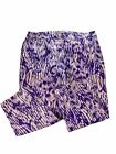 Chico’s Heat Wave Deblyn Capri Crop Purple Pants Size 3