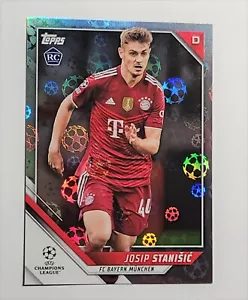 2022 Topps UEFA Champions League Soccer Josip Stanisic Rookie #3 Star Ball - Picture 1 of 2