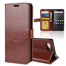 Leather Case for BlackBerry KEY2 / KEY2 LE Lite Wallet Flip Magnetic Stand Cover