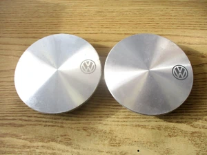 Genuine 1988 to 1995 Volkswagen Passat Jetta alloy wheel center caps hubcaps - Picture 1 of 13