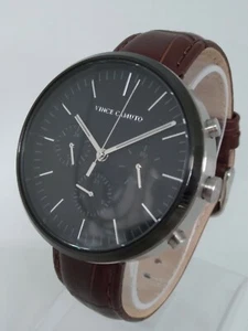 Vince Camuto VC/1098TB Men's 43mm Multi-Function Stainless Steel Watch NEW BATT - Picture 1 of 10