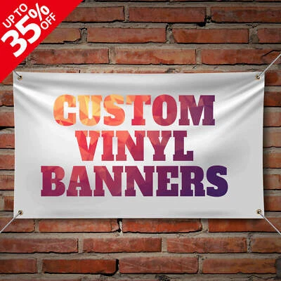 Anley Custom Vinyl Banner - 13oz Heavy Duty Vinyl Sign - Personalized Banner - Image 1 of 4