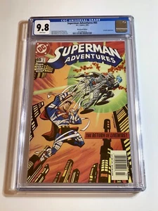 2002 SUPERMAN ADVENTURES #65 NIEDRIGDRUCK & SELTENER ZEITUNGSSTAND VARIANTE BEWERTET CGC 9,8 - Bild 1 von 10