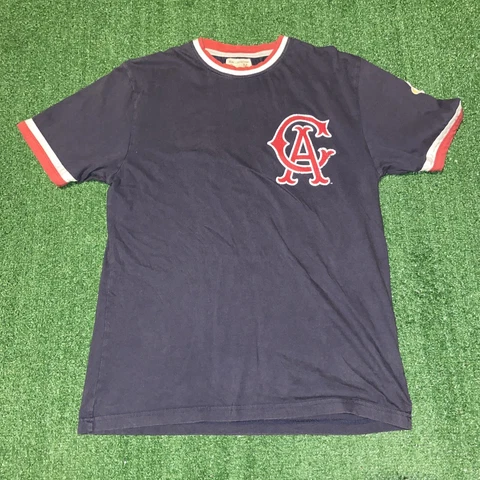 Red Jacket MLB California Angels Baseball Shirt - Mens Size Medium M Cover