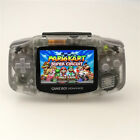 Clear White Game Boy Advance GBA with iPS Backlight Backlit LCD MOD Console