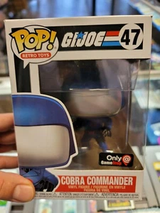 FUNKO POP G.I. JOE COBRA COMMANDER 47 GAMESTOP. With POP Protector!! - Picture 1 of 5