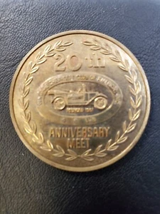Vintage Chevrolet Club Of America 20th Anniversary Meet Token Juni 1981 - Bild 1 von 2