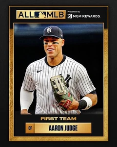 Aaron Judge New York Yankees 8x10 photo 2024 All MLB First Team - Picture 1 of 1
