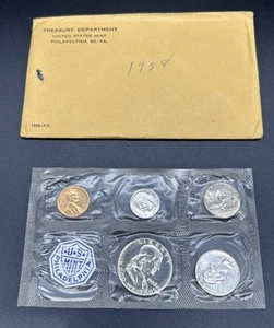 1958 U.S. PROOF SET.  U.S. Mint - Picture 1 of 2