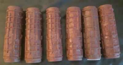 LOTE DE 6 - Rodillo de pintura estampado de 7" para decoración de paredes textura en relieve retazos Foto 1 de 2