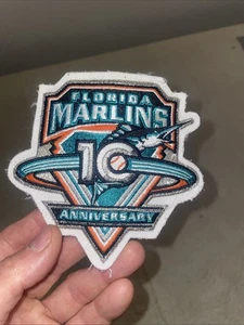 Florida Marlins 10th Anniversary Patch 2003 Top Zustand Mlb Baseball Trikot - Bild 1 von 3