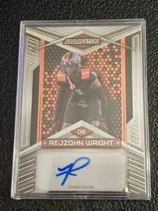 2023 Wild Card Alumination Chrome Rejzohn Wright Rookie Auto  /100 RC - Picture 1 of 2