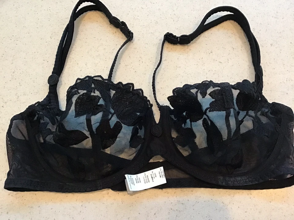 Sujetador con aros y encaje negro Aubade Foto 1 de 4