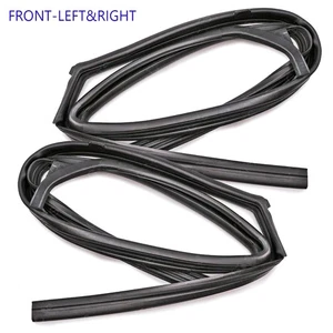Front L+R Door Glass Run Channel Rubber Seal For Nissan Frontier 1998-2005 - Picture 1 of 12