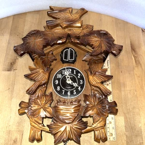 Kaiser Schwarzwald Stil Kuckucksuhr Germany Teile oder Reparatur - Bild 1 von 10