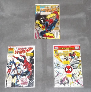 WEB OF SPIDER-MAN ANNUAL #8-10 Lot NM 3 Isssues 1992 Venom Black Cat Marvel - Picture 1 of 2