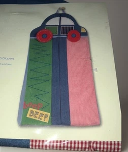 GUND Baby Diaper Storage Stacker Car Vintage Deadstock Multi Colored New - Picture 1 of 9