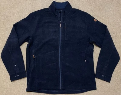 Smartwool Anchor Line Jacket Mens XL Navy Full-Zip Wool Nylon Fleece Sweater - Image 1 of 4