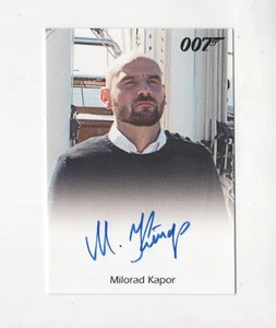 MILORD KAPOR AUTOGRAPH JAMES BOND SKYFALL 007 SILVA'S HENCHMAN SIGNED AUTO CARD - Picture 1 of 2