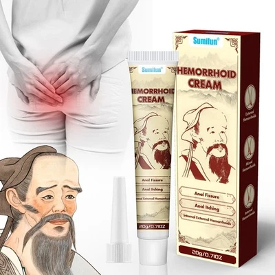 20G Ungüento Hemorroides Crema Hemorroides Internas Fisura Anal Externa Tratamiento - Imagen 1 de 4