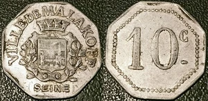 Monedad De Necesidad - Malakoff (92) - 10 Centavos ! El Mon.# 10.2 - Bild 1 von 1