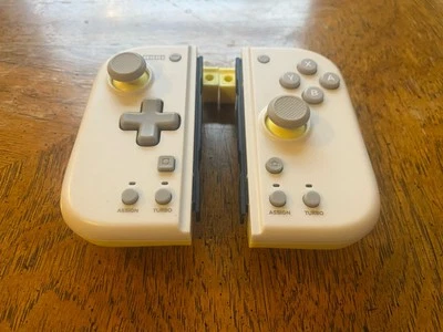 Hori - Split Pad Compact for Nintendo Switch - Light Gray & Yellow - Image 1 of 4