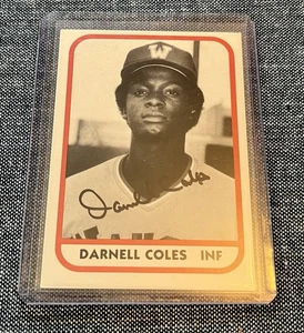 DARNELL COLES SIGNED 1981 TCMA ROOKIE WAUSAU TIMBERS SEATTLE MARINERS AUTO RC - Picture 1 of 1