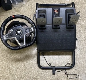 Thrust Masster T248 Racing Wheel With Pedals And Ac Adapter - Picture 1 of 5