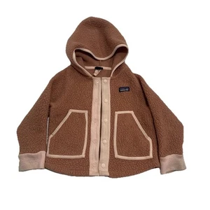 Patagonia Toddler Mädchen 3T Rosa Baby Retro Flor Fleece Jacke Spielzustand - Bild 1 von 9