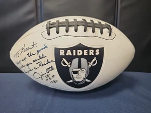JIM OTTO #00 HOF 1980 RAIDERS CENTER SIGNED HANDSIGNIERT FOOTBALL PERSONALISIERT - Bild 1 von 4