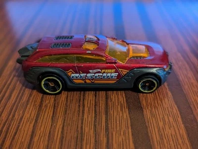 2012 Hot Wheels Mattel HW Pursuit Mini Car Loose Fire Dept Die-Cast Scale 1:64 - Image 1 of 2