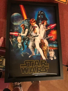 Star Wars 12.5" x 18.5" 3D Framed - Picture 1 of 3