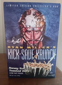 Buffalo Sabres Ryan Miller Kick Save Krunch Unopened Cereal Box - Picture 1 of 6