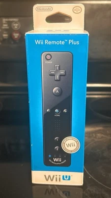Nintendo Wii Remote Plus Black Wii U, Brand New Factory Sealed - SHIPS FREE! - Image 1 of 4