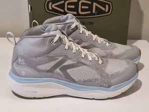 Keen Women’s Leiki Mid WP Hiking Shoes Boots Size 9 Vapor/Skyway - Picture 1 of 11