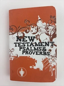 Orange Gideons Pocket New Testament Psalms Proverbs NKJV New King James Version - Picture 1 of 2