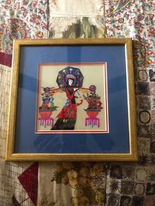 Yi-Ren Gallery String Art Japan Geisha Girl  Framed Art - Picture 1 of 8