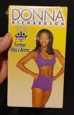 Donna Richardson 30 Days To Firmer Abs & Arms VHS RARE, HARD TO FIND and a BONUS - Image 1 of 2