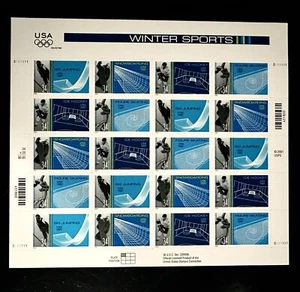United States 34¢ Winter Olympic Sports Postage Stamp - Full Sheet - Mint! - Picture 1 of 3