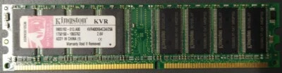 Memoria Kingston KVR400X64C3A da 256 MB - Immagine 1 di 2