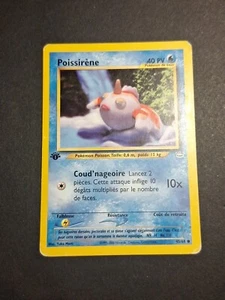EDITION 1 Carte Pokémon Poissirène 45/64 Wizards Neo Revelation Français - Picture 1 of 11