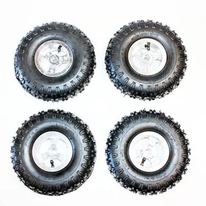 4X 4.10 - 4 4" Inch Rear Back 16T Spline Wheel Rim Tyre 49cc Mini Quad Bike ATV - Picture 1 of 6