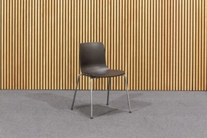 vitra "HAL" Besucherstuhl Design Stapelstuhl in chocolat (NP: 265€), 0€ VERSAND! - Bild 1 von 9