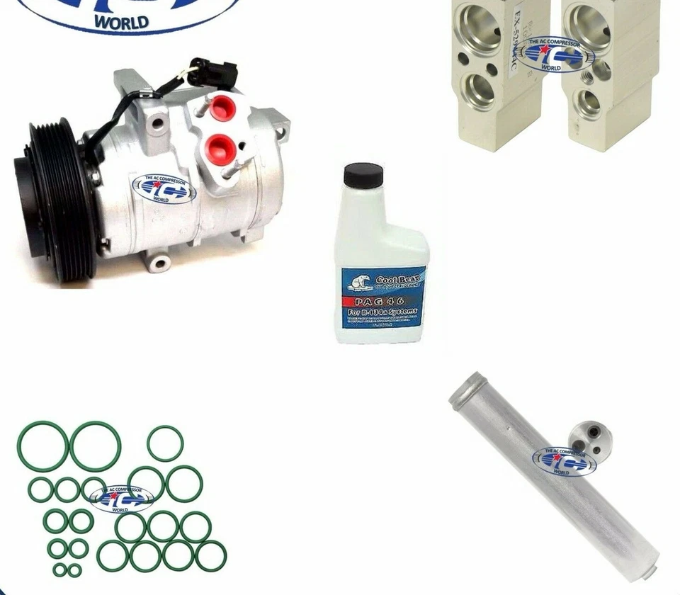 Kits de compresores de aire acondicionado para Chrysler 300 Dodge Charger Magnum V6 2,7 L OEM 97309 Foto 1 de 4