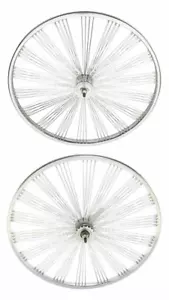 VINTAGE LOWRIDER 26" FRONT OR COASTER FAN WHEEL DAYTON 144SPOKE 14G 3/8 AXLE CP. - Picture 1 of 3