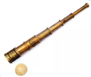 Antique Maritime Telescope Marine Nautical Brass Pirate Vintage Spyglass Stylish - Picture 1 of 7