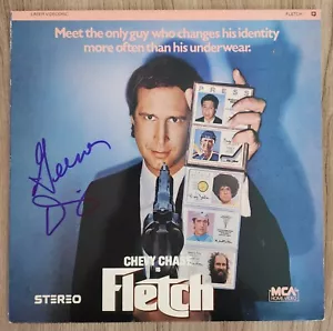 Geena Davis Signed Fletch Laserdisc Actress Legend RAD - Picture 1 of 1